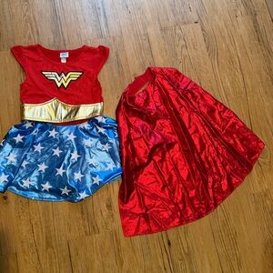 DC Comics Red and Blue Superhero Costume for Kids